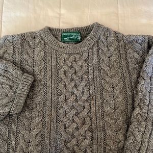 Mens British wool sweater.